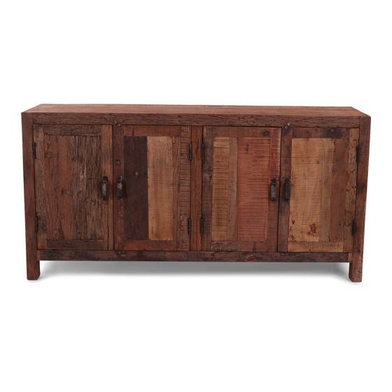 Sideboard Bassano 170x45x85 4drs sideview
