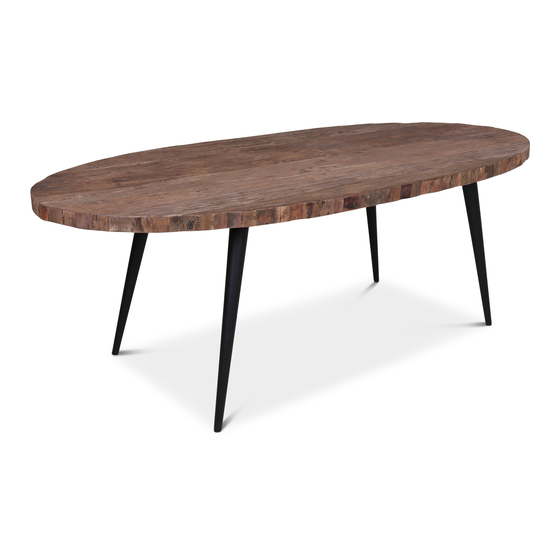 Dining table Bassano oval 220x100