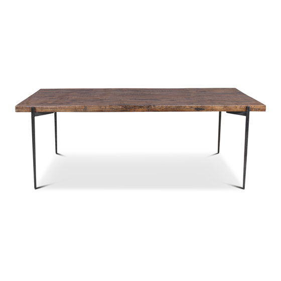 Dining table Neil 180x90 sideview
