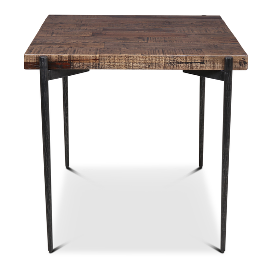 Dining table Neil 80x80 sideview