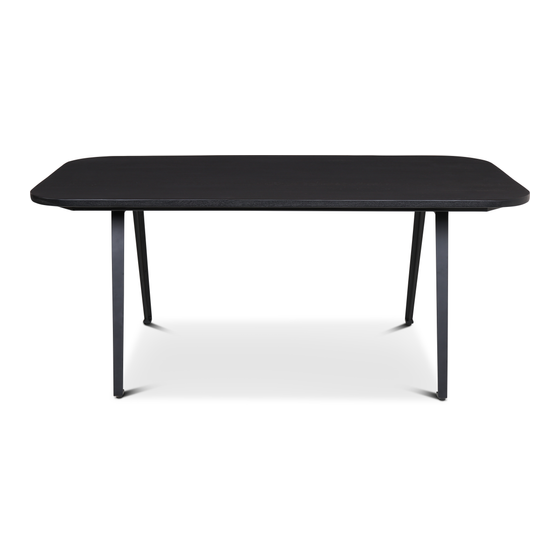 Dining table Adam 180x90 sideview