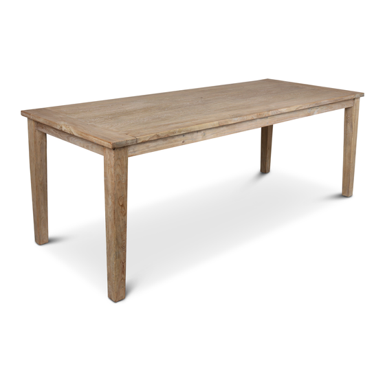 Dining table Hugo natural 180x90