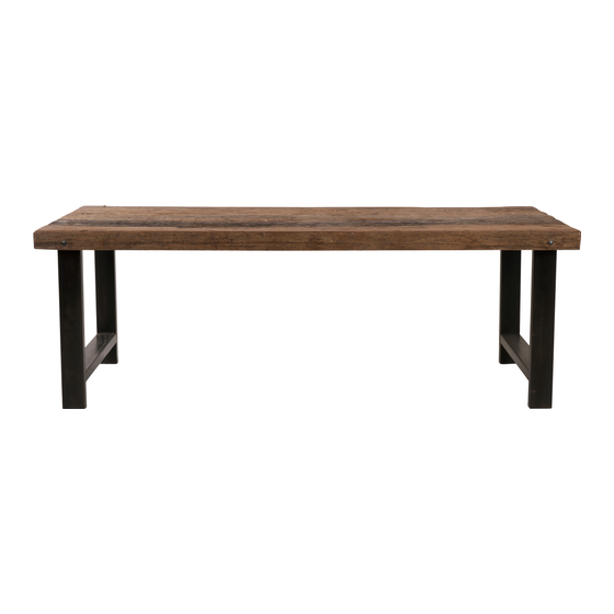 Dining table Bassano 200x95 sideview