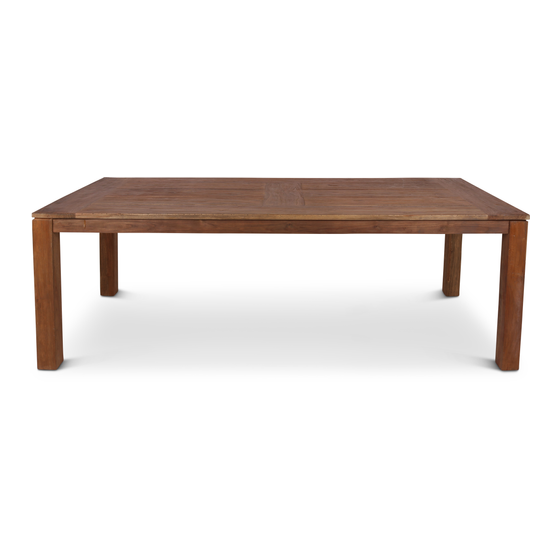 Dining table Alwin 240x100 sideview