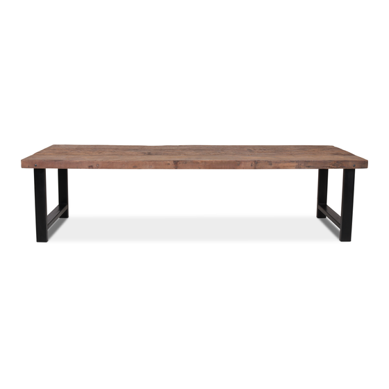 Dining table Bassano 300x95 sideview