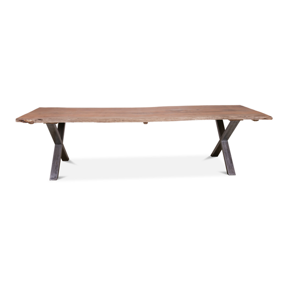 Dining table Belluno 300x90x76 sideview