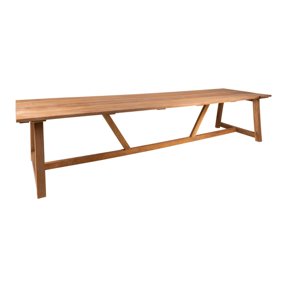 Outdoor table Yorkshire 240x80x78