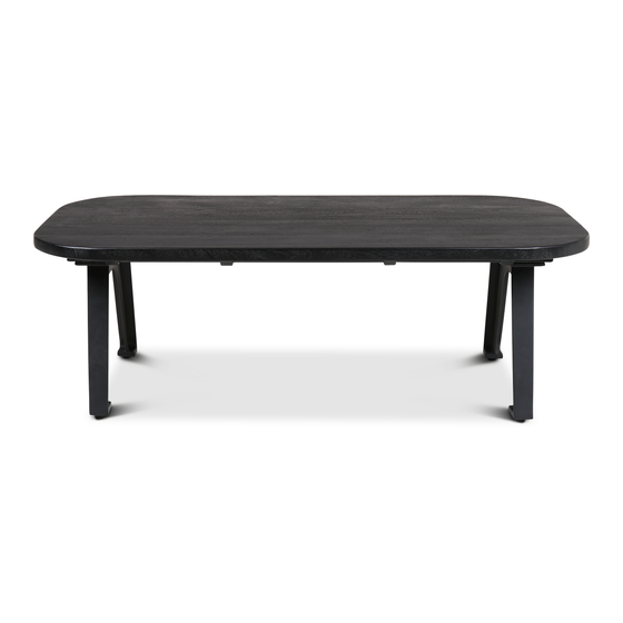 Coffee table Adam 120*60 sideview