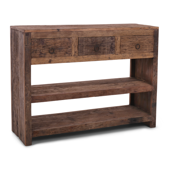 Console table Bassano 3 drawers 120x37