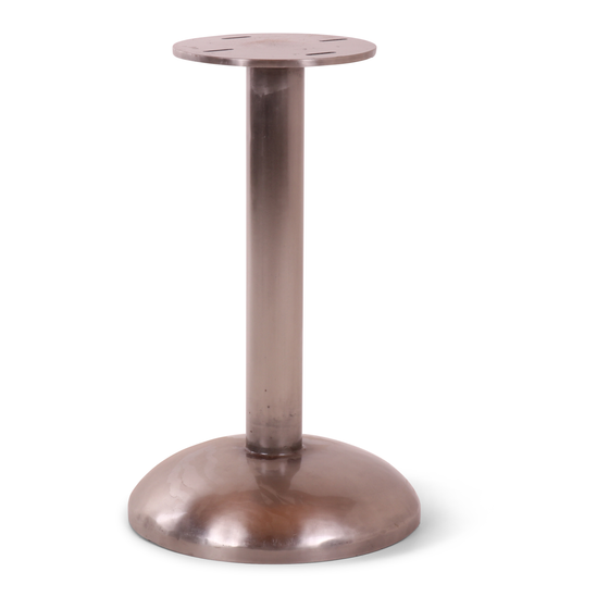 Table base Nimes small nickle/f sideview