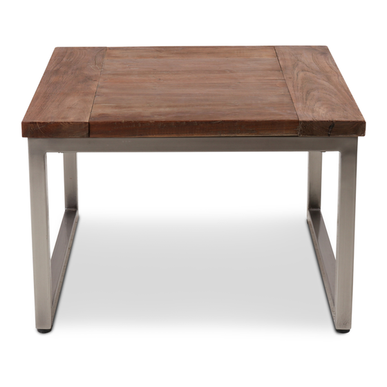 Table top for coffee table Loyd 60*60 sideview