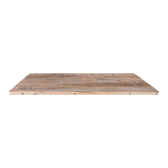Table top old European oak 200x100x5 sideview