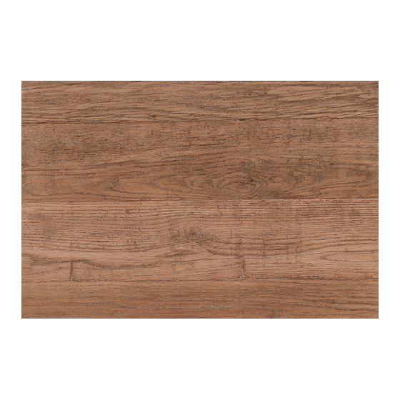 Table top DIA90x2,5 recycled dark oak wood Round sideview
