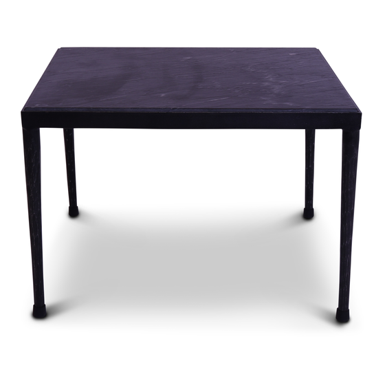 Coffee table Timor 60x60 sideview
