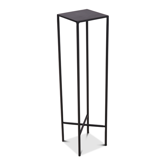 Plant table Kanpur powder coated black 20x80