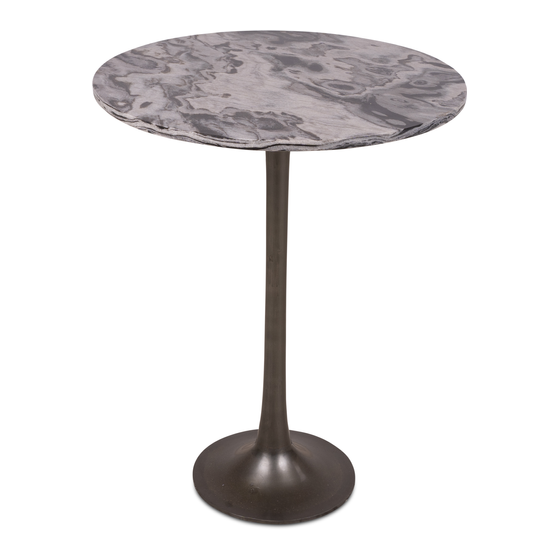 Side table Nantes marble 60x60x76