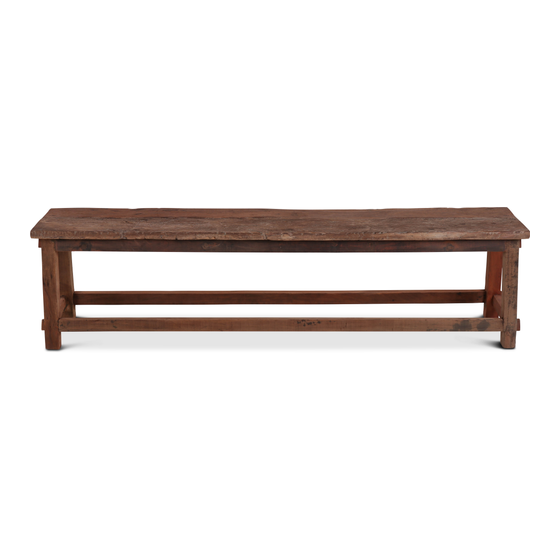 Bench Bassano 180x34x46 sideview