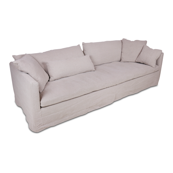 Sofa Winslow linen natural