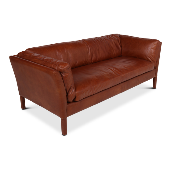 Sofa Eston brown 3 seater