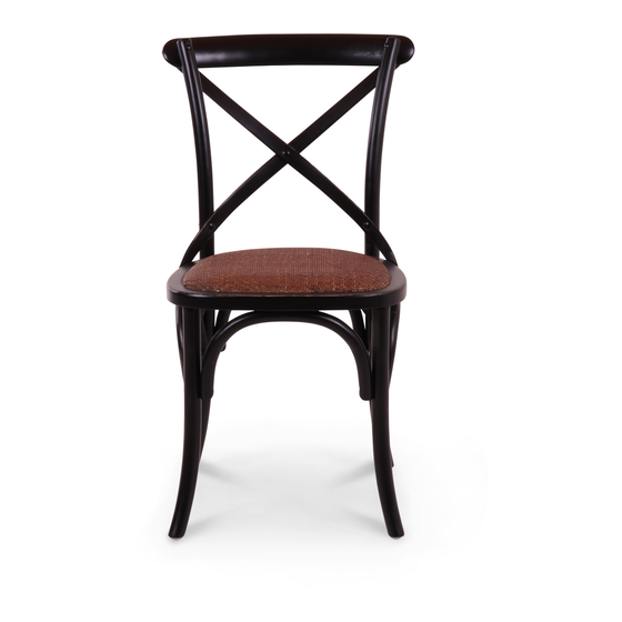 Chair Noor black sideview