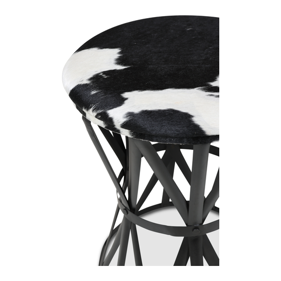 Stool cow sideview