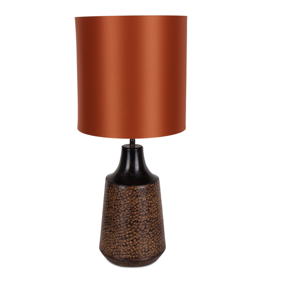 Table lamp brown large sideview