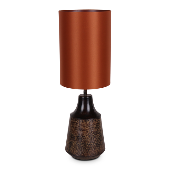 Table lamp brown small sideview