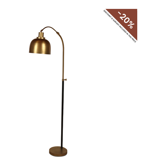Floor lamp Kanur 60x23x158