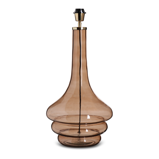 Lámpara de mesa Luton marrón