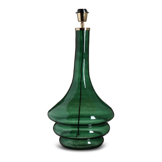 Lámpara de mesa Luton verde