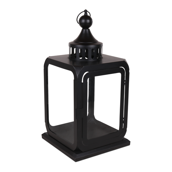 Lantern Sagur black medium