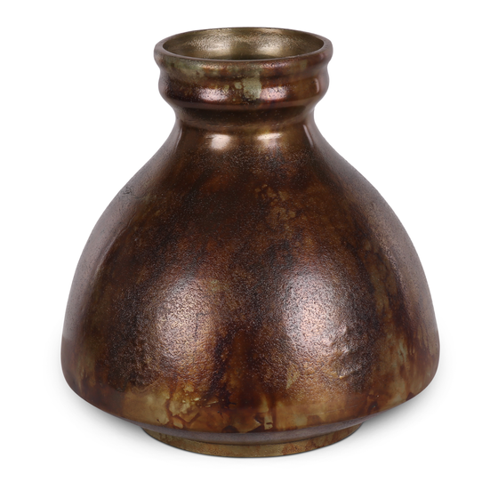 Vase Kupfer/f Kugel groß