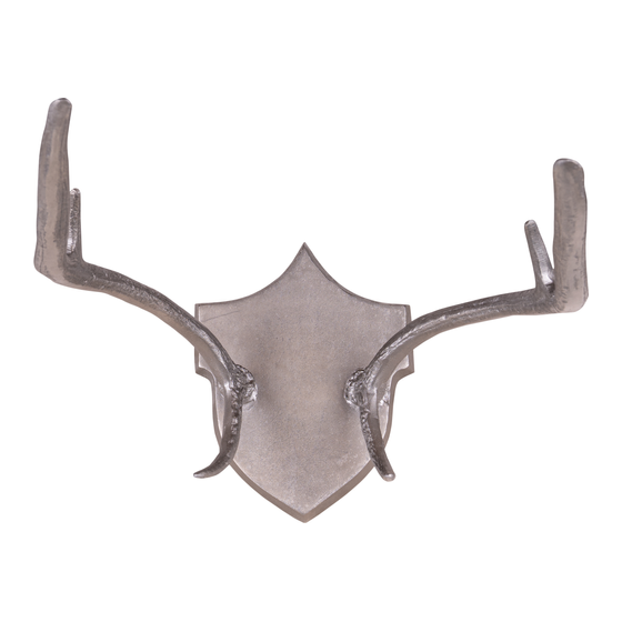 Deer antlers aluminium 54x32x56
