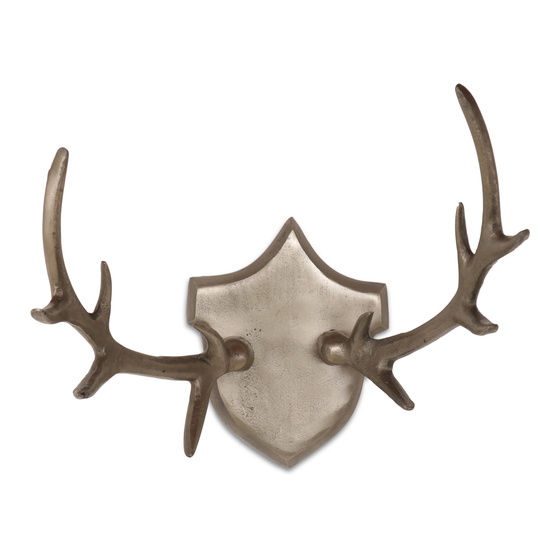 Deer antlers aluminum 34x22x36