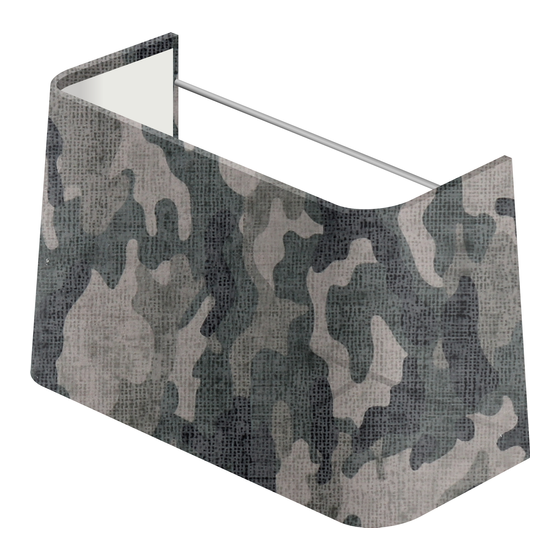 Lampshade 45 wall R Camouflage