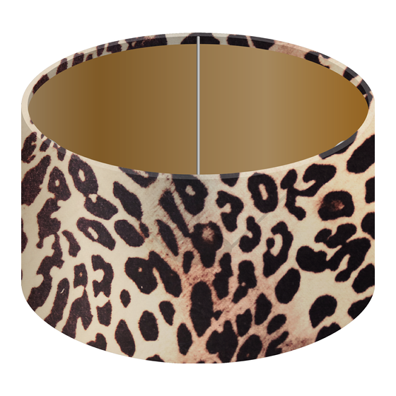 Lampshade 30/28 Panther gold