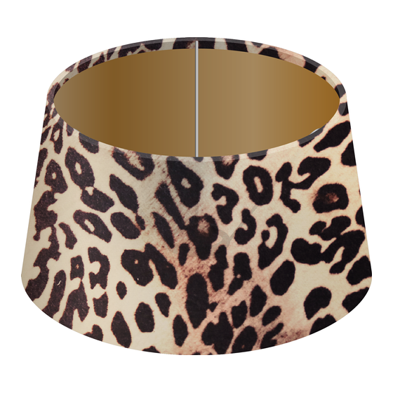 Lampshade 38/28 Panther gold