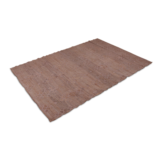 Carpet Jute pattern sand 200x300