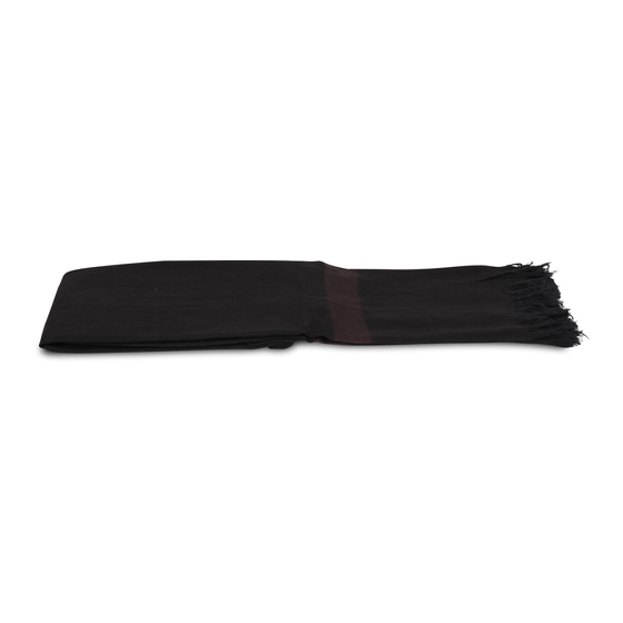 Plaid linnen zwart streep paars 130x170