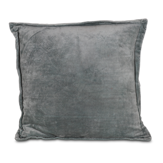Cushion velvet blue 50x50