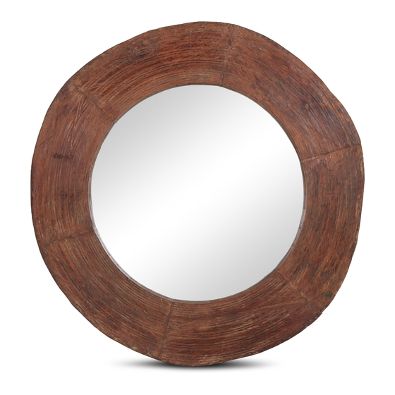 Mirror wheel wood