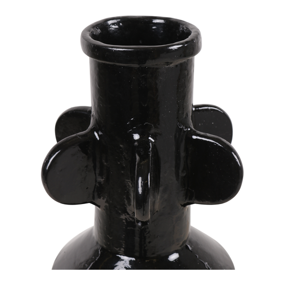Vase Viano black model 1 medium sideview