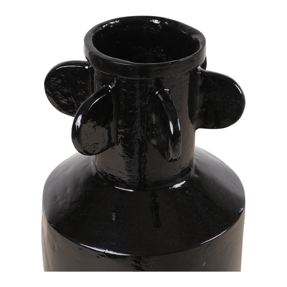 Vase Viano black model 2 small sideview