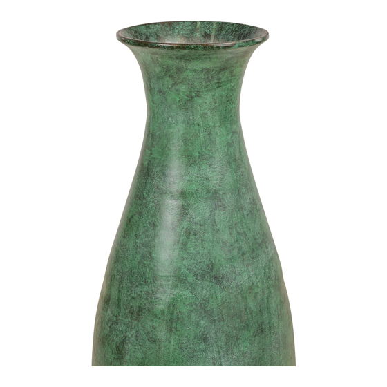 Vase Renon raw patina large sideview