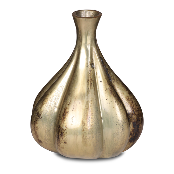 Vase Rezzo raw gold small sideview