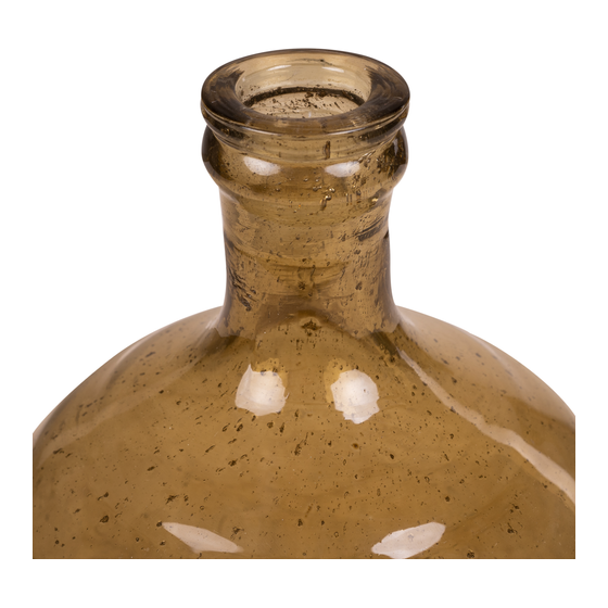 Vase bottle shape Porto mustard sideview