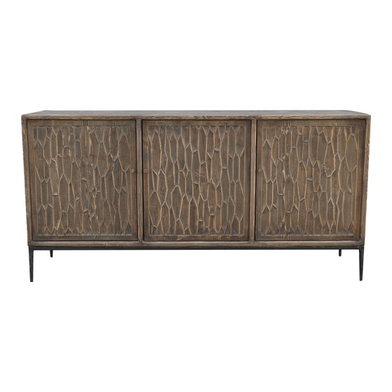 Sideboard Tacca 3drs 180x45x90 sideview