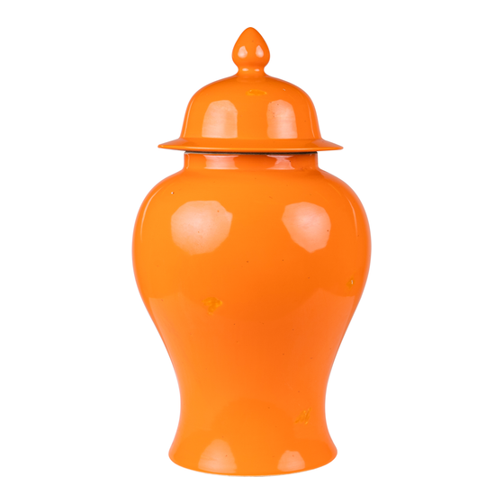 Vase Xian orange 20x39