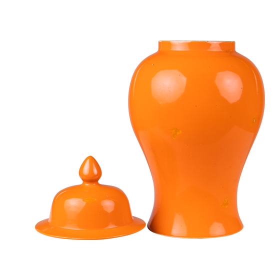 Vase Xian orange 20x39 sideview