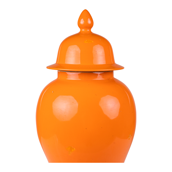 Vase Xian orange 33x65 sideview